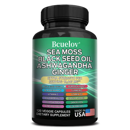 Black Cumin Seed Oil Vitamin C Mineral Supplement, Ashwagandha, 19445 mg, Supports Thyroid Health, Immune System, 120 Capsules 120coumt United States Supplements Life Quality Supplements Life Quality https://www.cyberehub.com