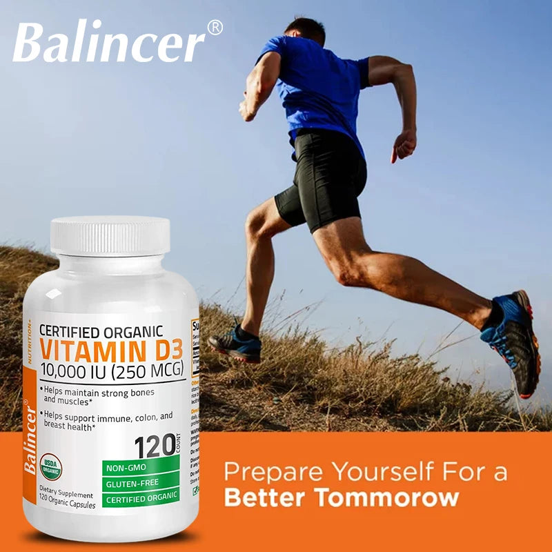 Vitamin D3 Supplement, Supports Calcium Absorption, Fights Fatigue, Boosts Immune System, Strengthens Muscle, 120 Capsules Supplements Life Quality Supplements Life Quality https://www.cyberehub.com