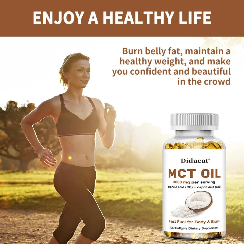 MCT Oil Capsules Focus, fat burning, weight management, provide energy to the brain, keep you focused all day Supplements Life Quality Supplements Life Quality https://www.cyberehub.com