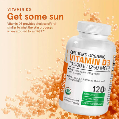 Vitamin D3 Supplement, Supports Calcium Absorption, Fights Fatigue, Boosts Immune System, Strengthens Muscle, 120 Capsules Supplements Life Quality Supplements Life Quality https://www.cyberehub.com