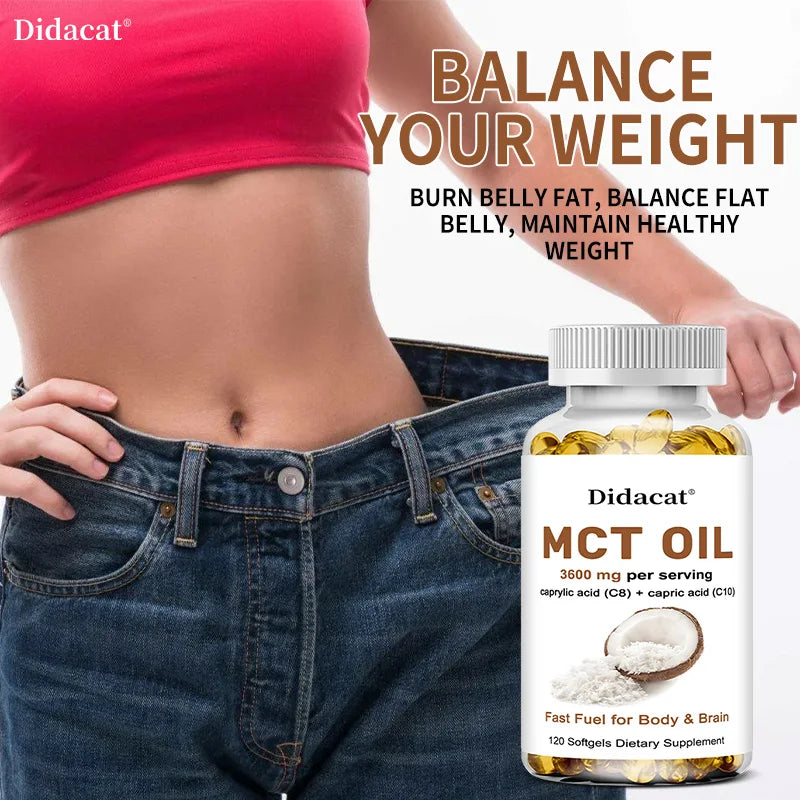 MCT Oil Capsules Focus, fat burning, weight management, provide energy to the brain, keep you focused all day Supplements Life Quality Supplements Life Quality https://www.cyberehub.com