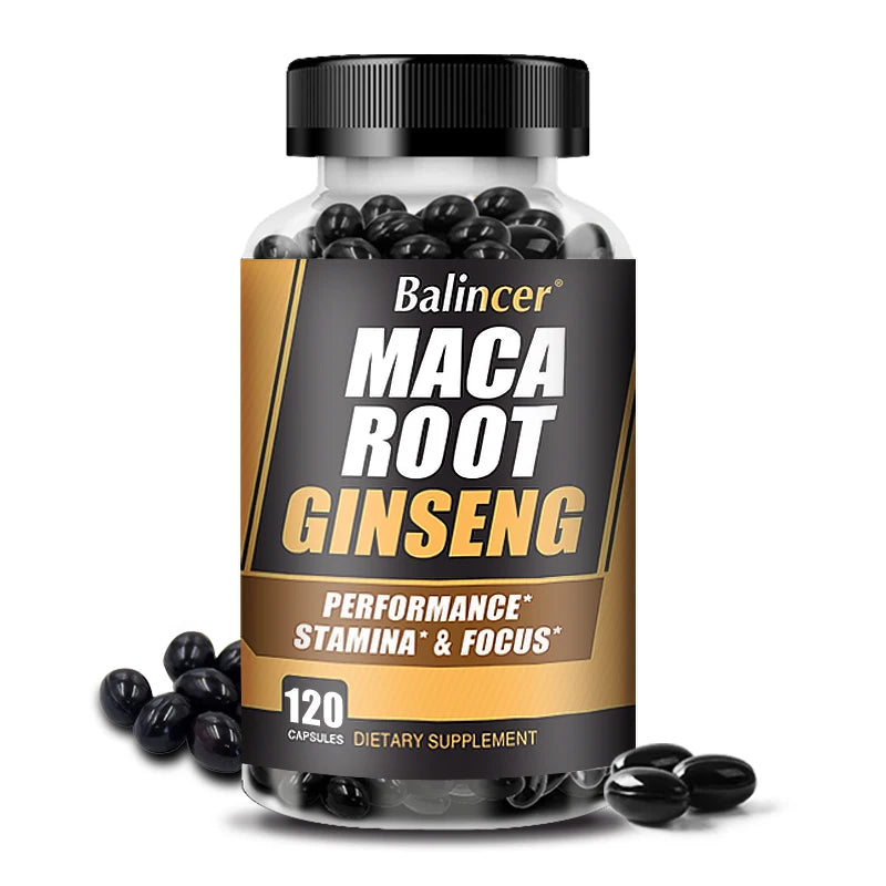 Maca Root + Ginseng Extract Capsules for Adult Men and Women - Energy, Vitality, Endurance and Muscle Mass Supplements Life Quality Supplements Life Quality https://www.cyberehub.com