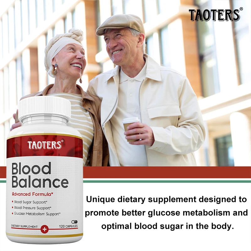 Blood Balance - Supplement, Supports Regulated Blood Sugar and Blood Pressure, Glucose Metabolism, 120 Capsules Supplements Life Quality Supplements Life Quality https://www.cyberehub.com
