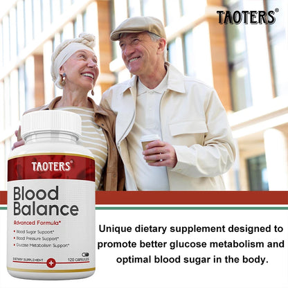 Blood Balance - Supplement, Supports Regulated Blood Sugar and Blood Pressure, Glucose Metabolism, 120 Capsules Supplements Life Quality Supplements Life Quality https://www.cyberehub.com