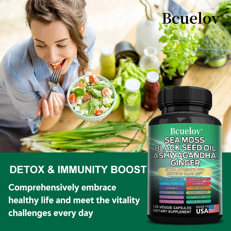 Black Cumin Seed Oil Vitamin C Mineral Supplement, Ashwagandha, 19445 mg, Supports Thyroid Health, Immune System, 120 Capsules Supplements Life Quality Supplements Life Quality https://www.cyberehub.com
