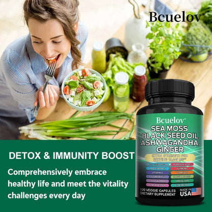 Black Cumin Seed Oil Vitamin C Mineral Supplement, Ashwagandha, 19445 mg, Supports Thyroid Health, Immune System, 120 Capsules Supplements Life Quality Supplements Life Quality https://www.cyberehub.com