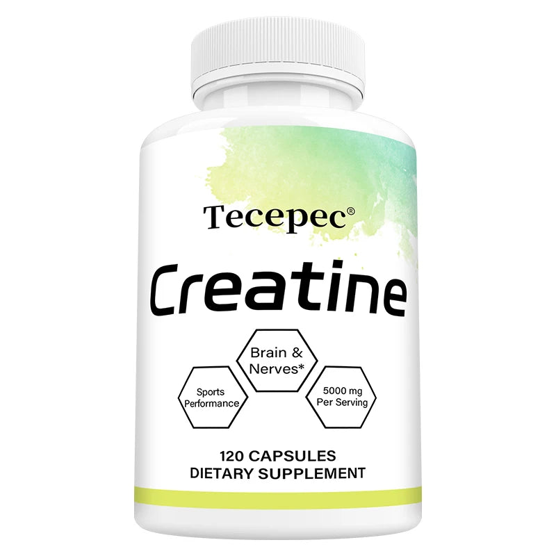 Creatine Monohydrate 5000 mg, Supports Muscle, Performance & Strength, Recovery, Brain Function, 120 Capsules 120coumt United States Supplements Life Quality Supplements Life Quality https://www.cyberehub.com