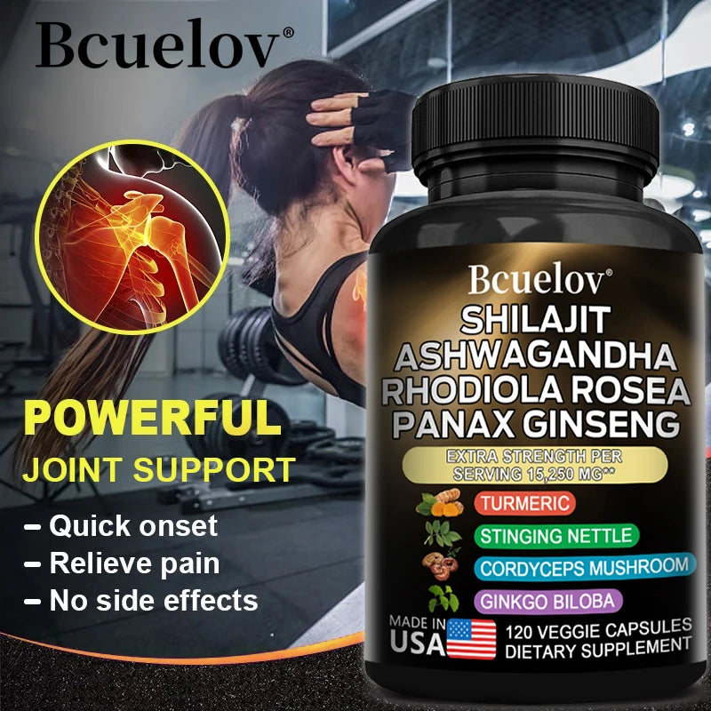 Shilajit Resin Himalaya Capsules - 15250 mg - Combination of Ashwagandha, Ginseng, Cordyceps, Ginkgo, Turmeric Supplements Life Quality Supplements Life Quality https://www.cyberehub.com