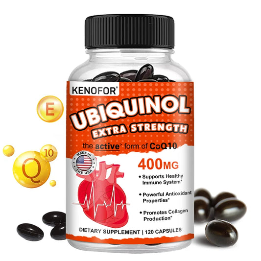 Coenzyme Q10 400 mg Softgel Antioxidant - Excellent absorbency, active form for heart, immune and skin health Supplements Life Quality Supplements Life Quality https://www.cyberehub.com