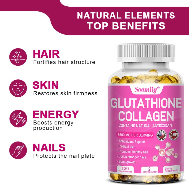 Collagen with Glutathione, Advanced Hydrolyzed Formula for Optimal Absorption, Skin, Hair, Nails & Joints, Natural Antioxidant Supplements Life Quality Supplements Life Quality https://www.cyberehub.com