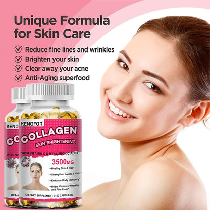 Vital Vitamins Collagen - Biotin, Hyaluronic Acid, Vitamin C - Collagen for Women - Anti-Aging Hair, Skin, Nails Beauty Complex Supplements Life Quality Supplements Life Quality https://www.cyberehub.com