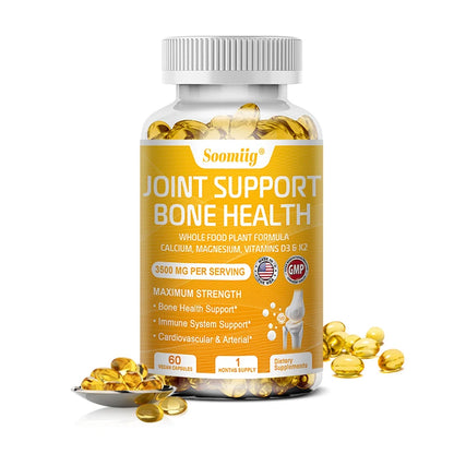 Calcium Magnesium Vitamin D3 & K2 - Supports healthy joint structure, function & comfort, muscle, immunity, bones, non-GMO Supplements Life Quality Supplements Life Quality https://www.cyberehub.com
