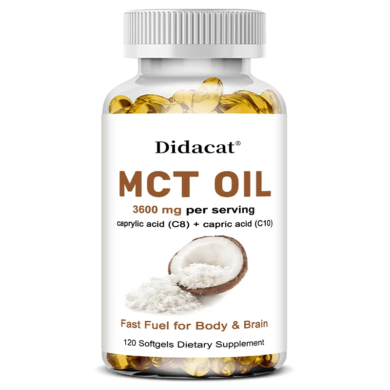MCT Oil Capsules Focus, fat burning, weight management, provide energy to the brain, keep you focused all day 120count United States Supplements Life Quality Supplements Life Quality https://www.cyberehub.com