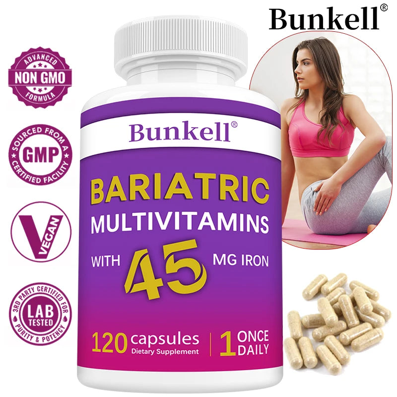 Multivitamin with 45 mg Iron, Weight Management Capsules, Supports Burning Belly Fat, Weight Management, 120 Capsules Supplements Life Quality Supplements Life Quality https://www.cyberehub.com