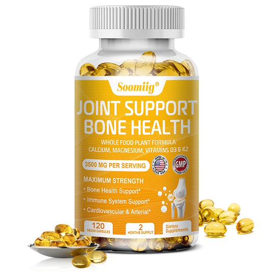 Calcium Magnesium Vitamin D3 & K2 - Supports healthy joint structure, function & comfort, muscle, immunity, bones, non-GMO 120count United States Supplements Life Quality Supplements Life Quality https://www.cyberehub.com