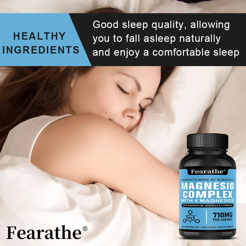 Magnesium Citrate, Magnesium Supplement for Men and Women, Improves Sleep, Relieves Stress and Anxiety, 120 Capsules Supplements Life Quality Supplements Life Quality https://www.cyberehub.com