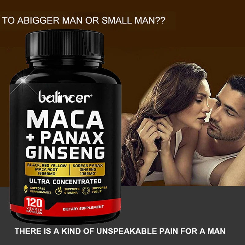 Maca Root (Black, Red, Yellow) 10,000 mg, Male Enhancement Supplement, Supports Increased Male Energy, 120 Capsules Supplements Life Quality Supplements Life Quality https://www.cyberehub.com
