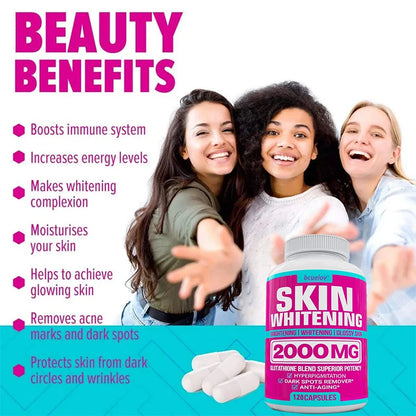 Glutathione Complex Capsules - Powerful Antioxidant, Reduces Hyperpigmentation, Alleviates Dark Spots, Moisturizes Skin Supplements Life Quality Supplements Life Quality https://www.cyberehub.com