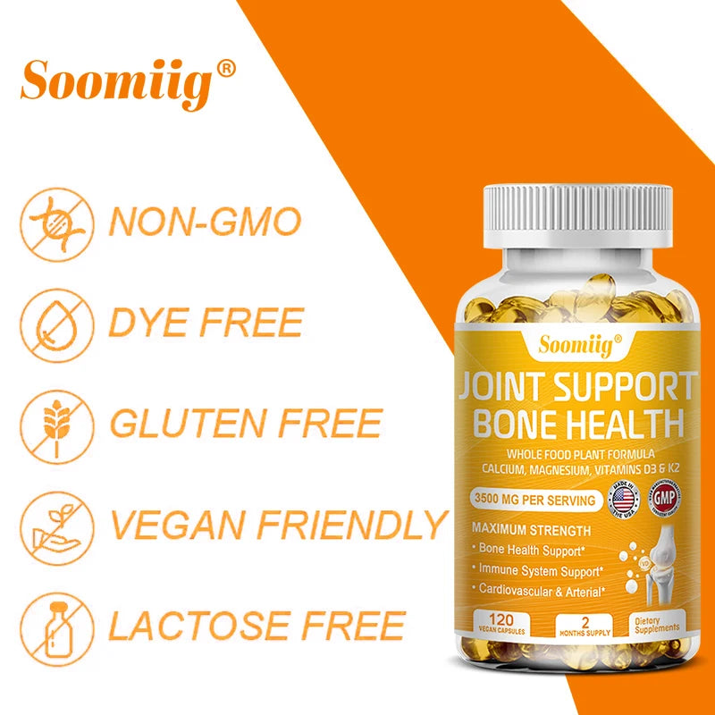 Calcium Magnesium Vitamin D3 & K2 - Supports healthy joint structure, function & comfort, muscle, immunity, bones, non-GMO Supplements Life Quality Supplements Life Quality https://www.cyberehub.com