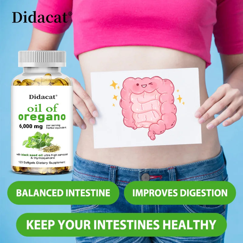 Oregano oil softgels for intestinal health, antioxidant, digestive health, immune support Supplements Life Quality Supplements Life Quality https://www.cyberehub.com