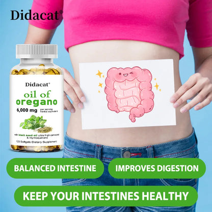 Oregano oil softgels for intestinal health, antioxidant, digestive health, immune support Supplements Life Quality Supplements Life Quality https://www.cyberehub.com