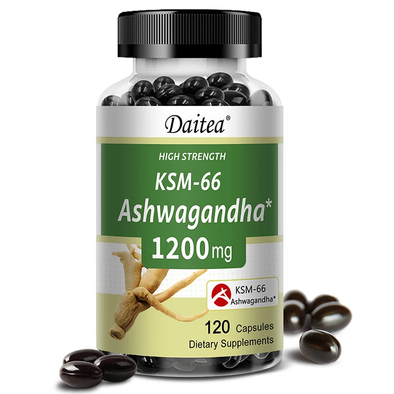 Ashwagandha 1200 mg - Stress Relief Formula, Supports Energy & Focus, 120 Veggie Capsules 120count United States Supplements Life Quality Supplements Life Quality https://www.cyberehub.com