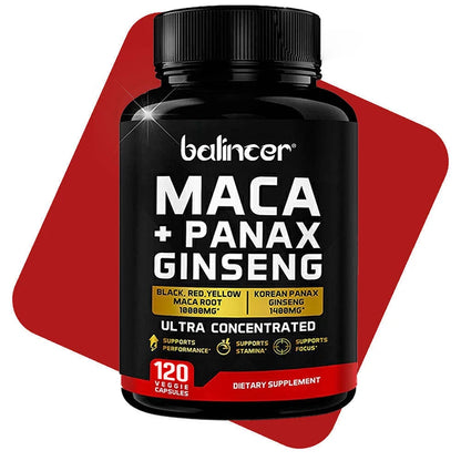 Maca Root (Black, Red, Yellow) 10,000 mg, Male Enhancement Supplement, Supports Increased Male Energy, 120 Capsules Supplements Life Quality Supplements Life Quality https://www.cyberehub.com