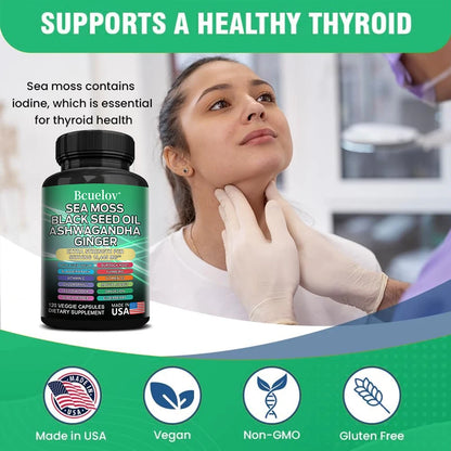 Black Cumin Seed Oil Vitamin C Mineral Supplement, Ashwagandha, 19445 mg, Supports Thyroid Health, Immune System, 120 Capsules Supplements Life Quality Supplements Life Quality https://www.cyberehub.com