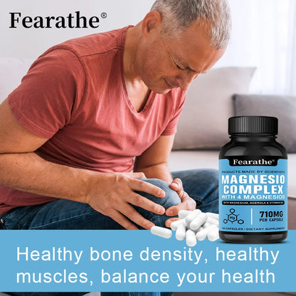Magnesium Citrate, Magnesium Supplement for Men and Women, Improves Sleep, Relieves Stress and Anxiety, 120 Capsules Supplements Life Quality Supplements Life Quality https://www.cyberehub.com
