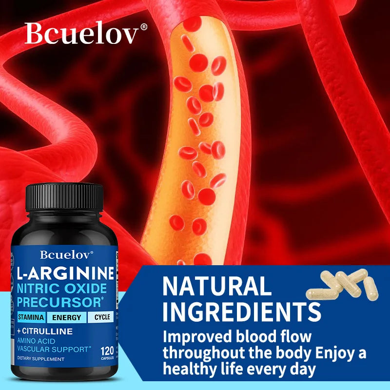 Nitric Oxide Supplement, Amino Acids - Balances Blood Cells and Circulation, Vascular Support, Supports Endurance, 120 Capsules Supplements Life Quality Supplements Life Quality https://www.cyberehub.com