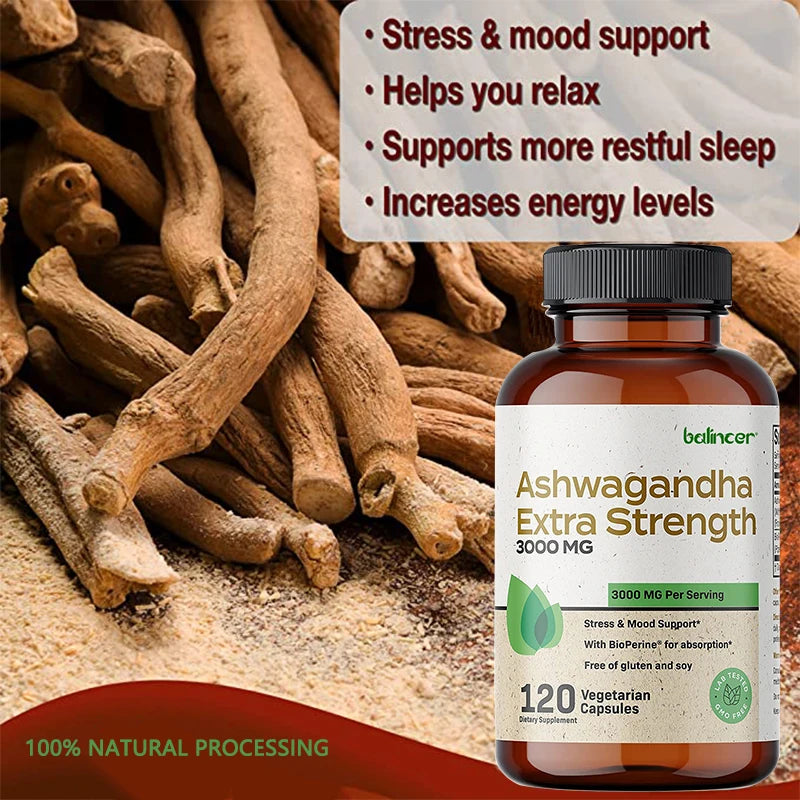 Balincer Ashwagandha Capsules | Ashwagandha Extract Supplement | Boost Energy, Relieve Stress, Support Mood & Focus Supplements Life Quality Supplements Life Quality https://www.cyberehub.com