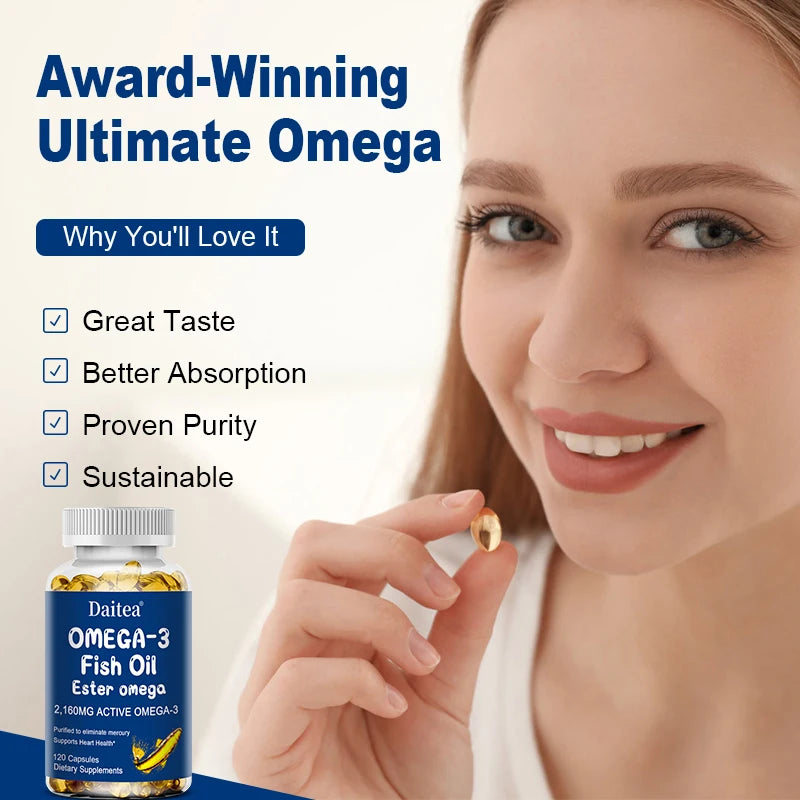 Omega 3 Fish Oil Dietary Supplement with DHA EPA to Support Eyes, Heart, Brain and Immune System Supplements Life Quality Supplements Life Quality https://www.cyberehub.com