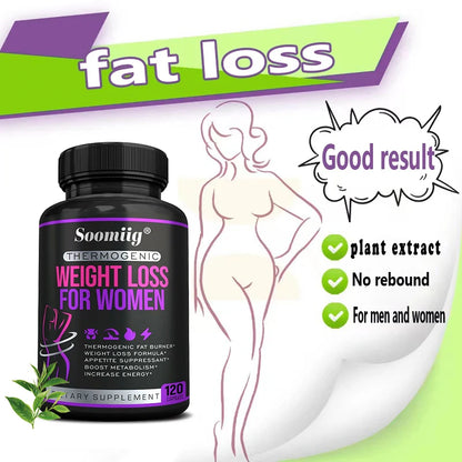 Thermogenic Fat Burner - Natural Appetite Suppressant, Metabolism Booster, Weight Management, Immunity, Metabolism, 120 Capsules Supplements Life Quality Supplements Life Quality https://www.cyberehub.com