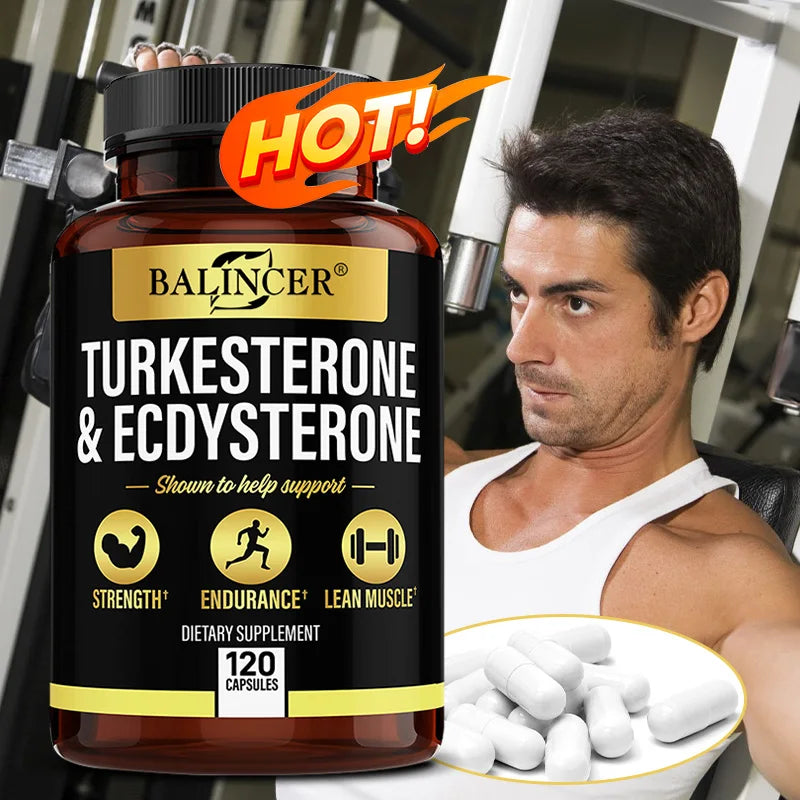 Turkish Licorice Extract, Sterones & Ecdysterone - Energy Supplement, Supports Muscle Growth, Energy, Endurance, 120 Capsules Supplements Life Quality Supplements Life Quality https://www.cyberehub.com