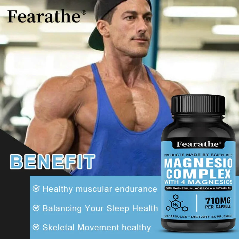 Magnesium Citrate, Magnesium Supplement for Men and Women, Improves Sleep, Relieves Stress and Anxiety, 120 Capsules Supplements Life Quality Supplements Life Quality https://www.cyberehub.com