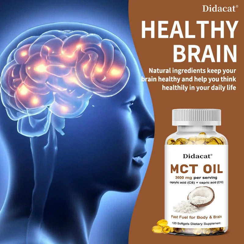 MCT Oil Capsules Focus, fat burning, weight management, provide energy to the brain, keep you focused all day Supplements Life Quality Supplements Life Quality https://www.cyberehub.com