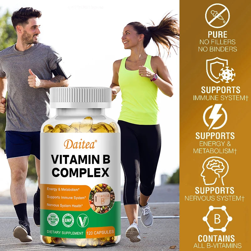 Vitamin B Complex - Stress, Immunity, Heart Health, Nervous System, Energy Metabolism Support - Non-GMO, Vegan, Gluten-Free Supplements Life Quality Supplements Life Quality https://www.cyberehub.com