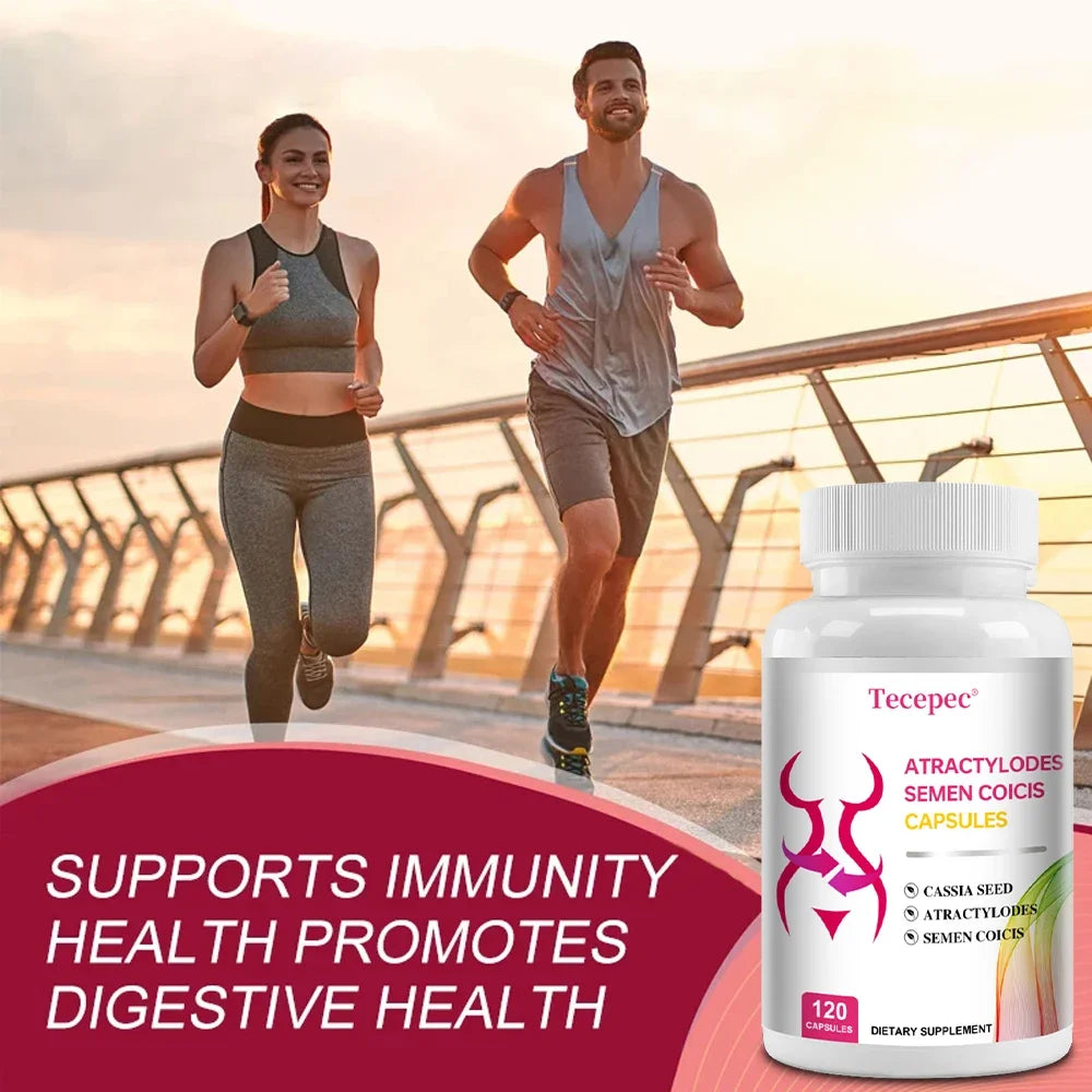Atractylodes, Coix Seed, Cassia Seed Extract - Supports Detoxification, Gut Balance, Burns Excess Fat, Weight Loss, 120 Capsules Supplements Life Quality Supplements Life Quality https://www.cyberehub.com