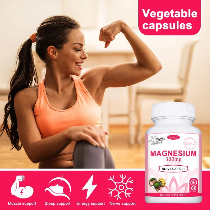 Triple Magnesium Complex Supplement, 300 mg Magnesium (Glycinate, Malate, and Citrate) Complex for Muscle, Nerve, Bone, and Ener Supplements Life Quality Supplements Life Quality https://www.cyberehub.com