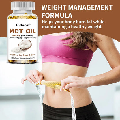 MCT Oil Capsules Focus, fat burning, weight management, provide energy to the brain, keep you focused all day Supplements Life Quality Supplements Life Quality https://www.cyberehub.com