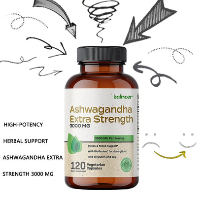 Balincer Ashwagandha Capsules | Ashwagandha Extract Supplement | Boost Energy, Relieve Stress, Support Mood & Focus Supplements Life Quality Supplements Life Quality https://www.cyberehub.com