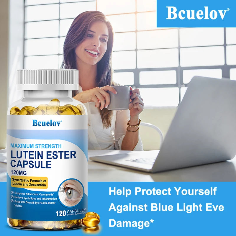 Bcuelov Lutein & Zeaxanthin, Eye Health Supplement, Supports Vision Health, Macula Health, 120 Capsules Supplements Life Quality Supplements Life Quality https://www.cyberehub.com