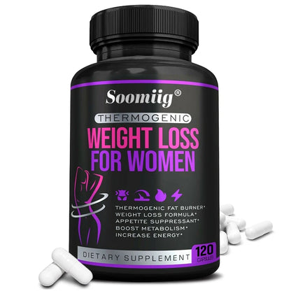 Thermogenic Fat Burner - Natural Appetite Suppressant, Metabolism Booster, Weight Management, Immunity, Metabolism, 120 Capsules 120coumt United States Supplements Life Quality Supplements Life Quality https://www.cyberehub.com
