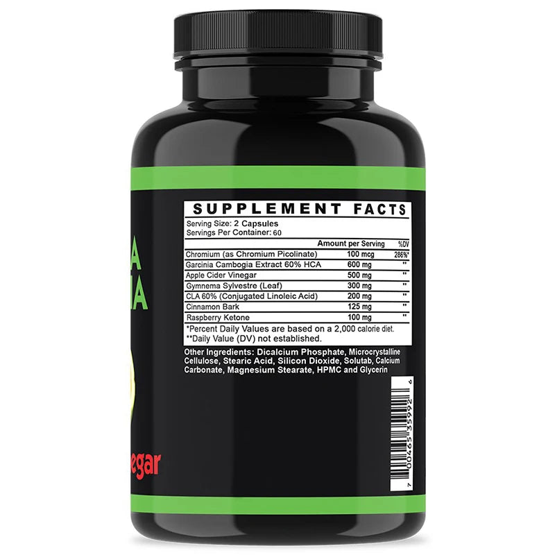 Garcinia Cambogia Extract, Apple Cider Vinegar Weight Loss Supplement - Metabolism Boost, Immune Boost, 120 Capsules Supplements Life Quality Supplements Life Quality https://www.cyberehub.com