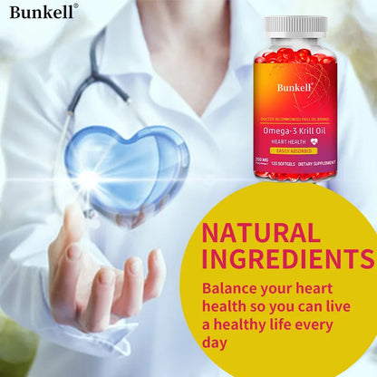 Antarctic Krill Oil 350mg Omega 3 Fatty Acid Supplement, EPA & DHA Softgels, Phospholipids, Antioxidant Astaxanthin Heart Health Supplements Life Quality Supplements Life Quality https://www.cyberehub.com