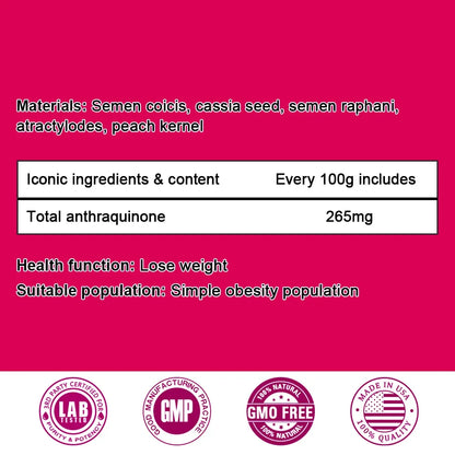 Atractylodes, Coix Seed, Cassia Seed Extract - Supports Detoxification, Gut Balance, Burns Excess Fat, Weight Loss, 120 Capsules Supplements Life Quality Supplements Life Quality https://www.cyberehub.com