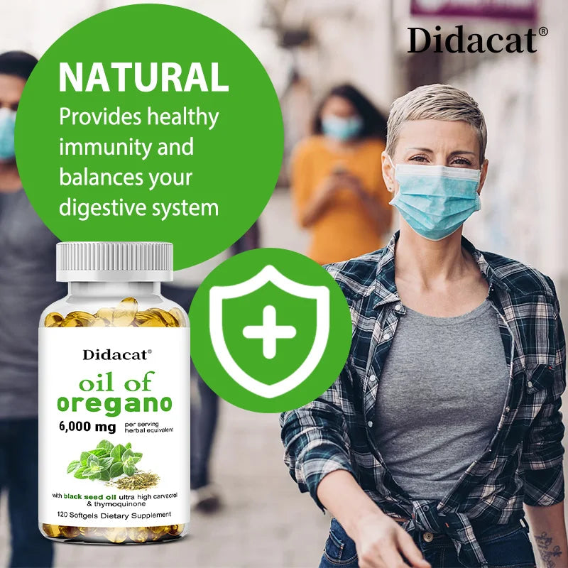 Oregano oil softgels for intestinal health, antioxidant, digestive health, immune support Supplements Life Quality Supplements Life Quality https://www.cyberehub.com