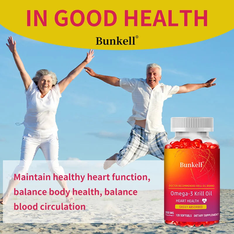 Antarctic Krill Oil 350mg Omega 3 Fatty Acid Supplement, EPA & DHA Softgels, Phospholipids, Antioxidant Astaxanthin Heart Health Supplements Life Quality Supplements Life Quality https://www.cyberehub.com