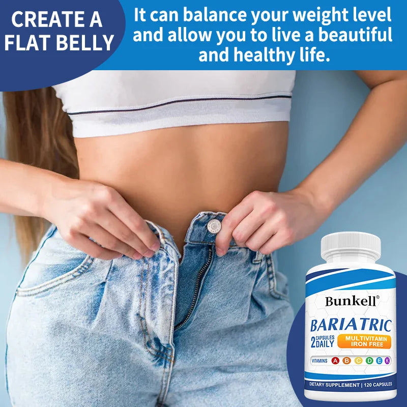 Multivitamin with Iron - Weight Management Supplement, Fat Burning & Metabolism, Vitamin & Mineral Supplement, 120 Capsules Supplements Life Quality Supplements Life Quality https://www.cyberehub.com
