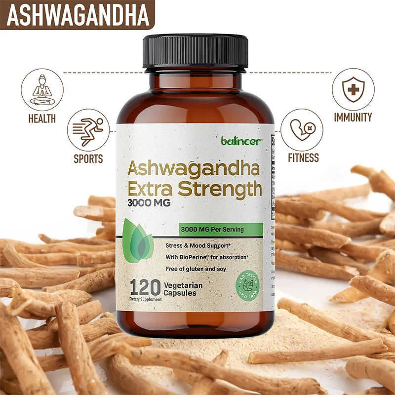 Balincer Ashwagandha Capsules | Ashwagandha Extract Supplement | Boost Energy, Relieve Stress, Support Mood & Focus Supplements Life Quality Supplements Life Quality https://www.cyberehub.com